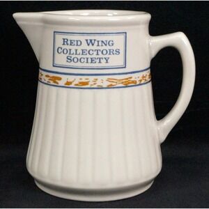 Red Wing Collectors Society Gray Line Pitcher 1989 Convention Commemorative Mini